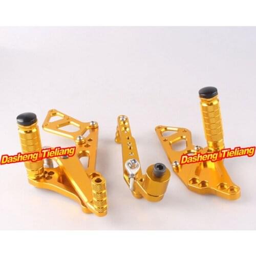 Adjustment Shift Foot Pegs Rest Rear Set Footrests Rearset Kit For Suzuki GSXR 600 750 2011-2014 K11 Motorcycle Accessories