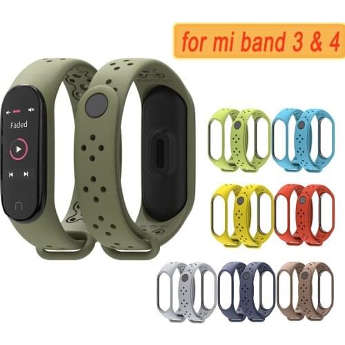 Silicone Bracelet for Xiaomi mi band 4 3 Bracelet Replacement Smart Watch Strap for Mi Band 4 3 correa Miband 3 4 Wrist Strap