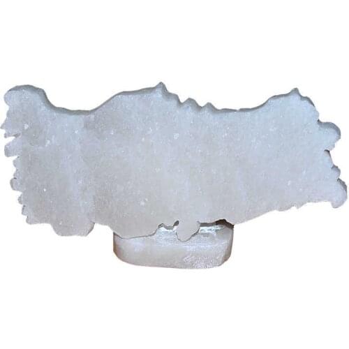 Turkey Map Shaped Natural Rock Salt Biblosu White 1-2Kg