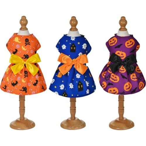 Halloween Pet Cat Clothes For Puppy Dogs Dresses Cute Princess Dress Spring Summer Skirt Pets Cat Chihuahua Pug Yorkie Clothing