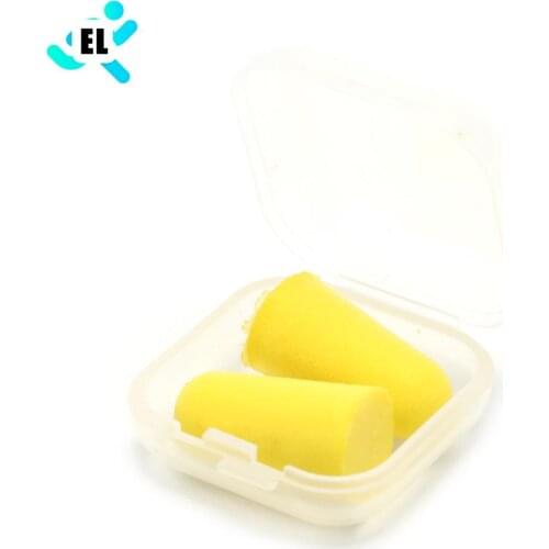 1Pair Ear Plugs Travel Sleep Noise Prevention Memory Foam Earplugs Noise Reduction For Travel