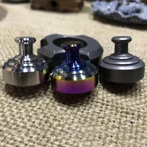 1PC TiTo Titanium Alloy Fingertip Gyroscope Entertainment Portable Creative Toy EDC Small Toys No Harm EDC Pocket Equipment