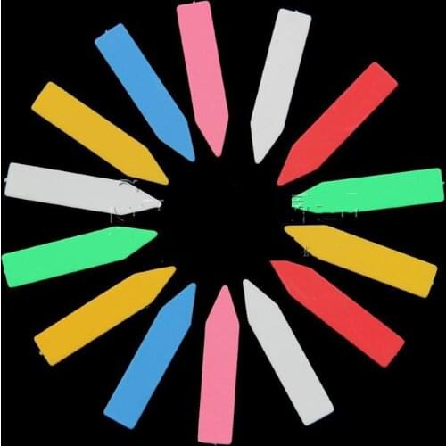 100Pcs / lot Plastic Plant Tags Garden Plant Labels Nursery Markers Flower Pots Seedling Tray Mark Tools Garden Accessories