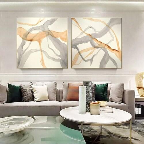 Abstract Line Geometry Print Modern Boho Wall Art Minimalist Canvas Painting Nordic Pictures Poster for Living Room Home Decor