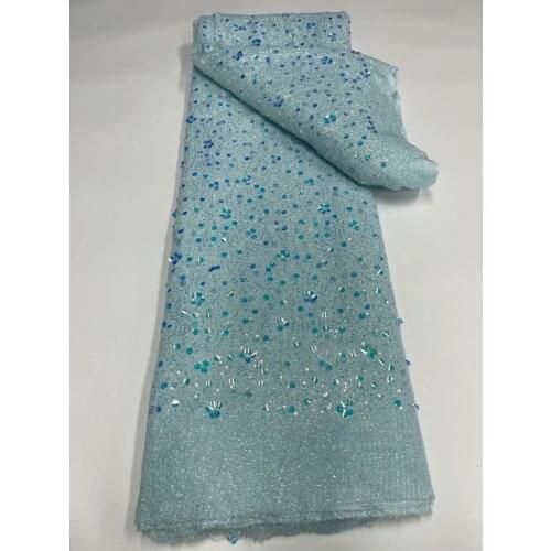 Ankara sequence african fabrics tissu dentelle french lace tulle fabrics wedding lace fabric high quality 5yard