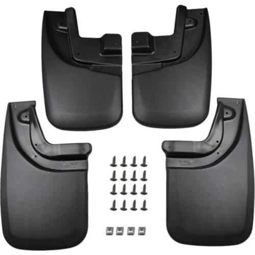 Fender Auto Parts Protect the Car Mud Flaps Set Car Mud Flap Front Rear Mudguard Splash Guards for Toyota Tacoma