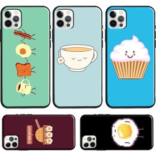 Have Breakfast Egg Case For iPhone 12 Pro Max 12 mini 11 Pro Max 6S 7 8 Plus X XR XS Max SE 2020 Cover