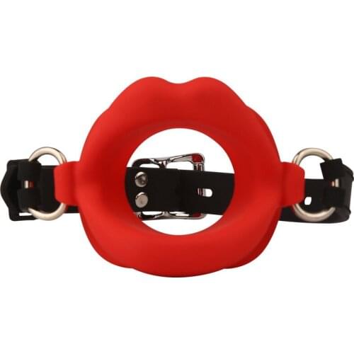 Pure Silicone Open Mouth Gag Sex Toys For Couples Ring Gags BDSM Bondage Adult Games Restraints Erotic Slave Fetish tools