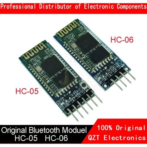 HC-05 HC05 Wireless Module For rduino Serial 6 Pin Bluetooth / HC-06 4 Pin RF Receiver Transceiver Module RS232 Master Slave