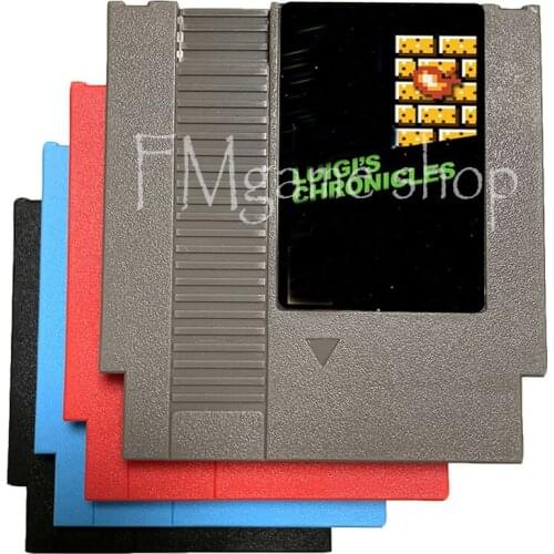 Luigls Chronicles for 72 pins 8bit game cartridge for Video Game Console Select color English Language playstation