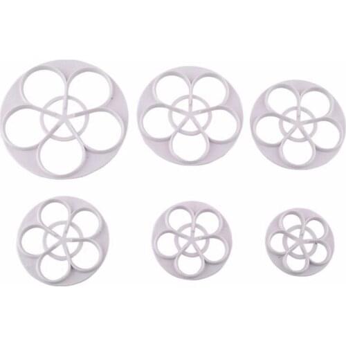 Exquisite Flower Mold Craft Cake Chocolate Clay Soap Decorating Family Home Gift