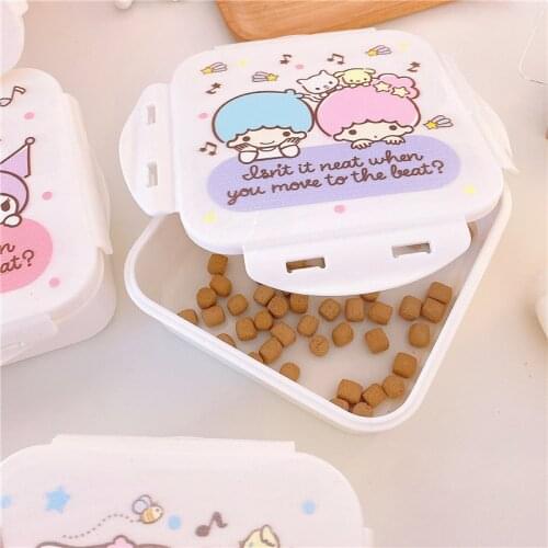 Cute Microwave Bento Lunch Box Picnic Food Fruit Container Storage Box For Kids Adult Lunch Bag Beige picnic lunch