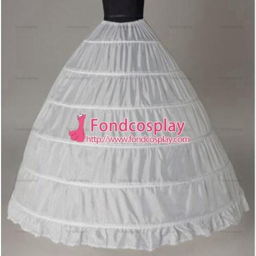 Fondcosplay adult sexy cross dressing sissy maid The Farthingale Underskirt Petticoat[G732]