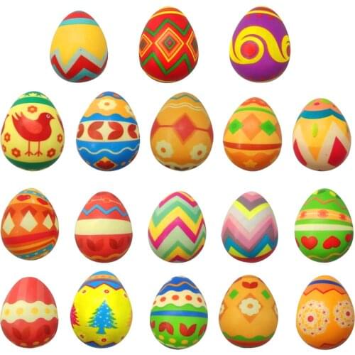 2021 new Slow Re bound Toys Easter Egg Set Decompression Toys 18 PCS fidget Relief toy Relieves Stress Toy