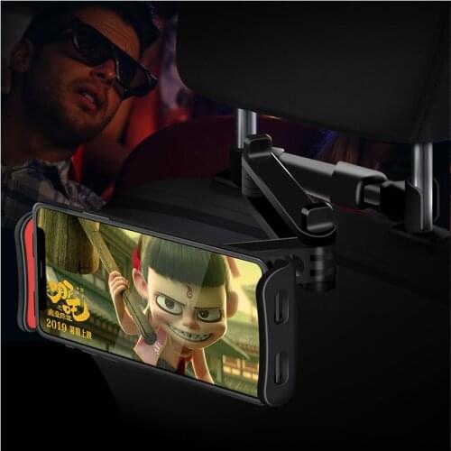 Extensible Car Tablet Holder Stand for Lenovo TB-X704L TB-X704F/N 7-11' Phone Universal Bracket Back Seat Car Mount 360 Rotation