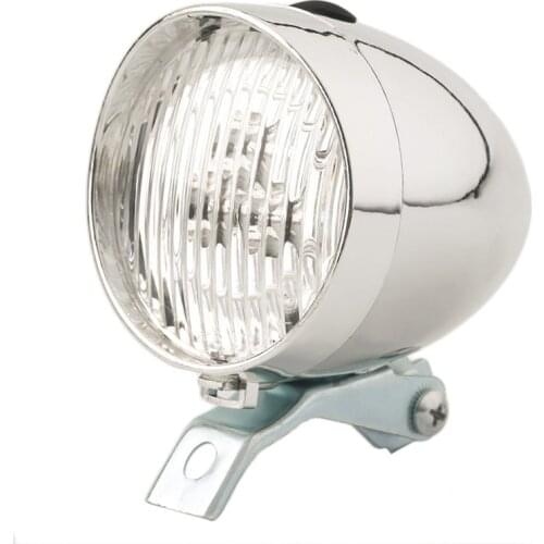 Retro Vintage Bicycle Headlights Safety Warning Night Light 3 LED Lamps Ultralight Flashlight Bike Decoration Cycling Lights