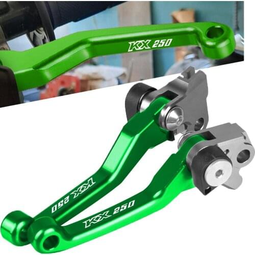 Motorcycle Motocross CNC Pivot Brake Clutch Levers Dirt Bike For KAWASAKI KX250 2000-2004 2003 2002 2001 2005-2009 2019