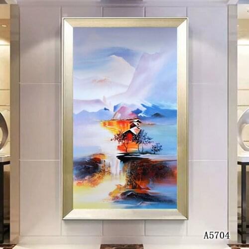 Modern Abstract Landscape Oil Canvas Painting Printing Decorative Art Painting Print on Canvas Wall Art Picture for Home Decor