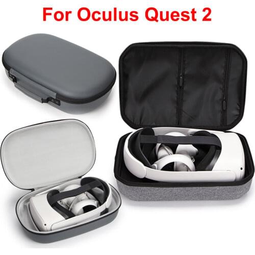 Oculus Quest 2 VR Storage Bag Hard Case Headset Travel Carrying Case EVA PU Protable Bag For Oculus Quest 2 Bag VR Accessories