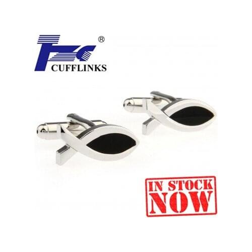 Black Fish Cufflink Cuff Link 2 Pairs Free Shipping Promotion