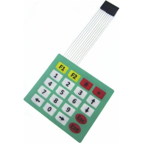 10PCS/LOT 4x5 Matrix Array 20 Key Membrane Switch Keypad Keyboard 4*5 Keys NEW