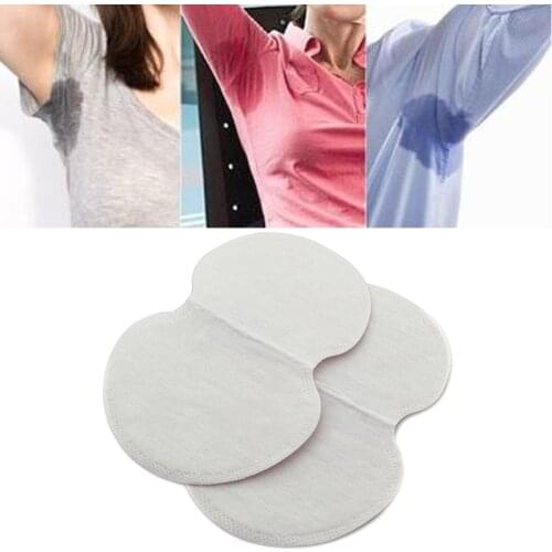 50Pcs White Disposable Underarm Shirt Antiperspirant Protection From Sweat Pads Deodorant Armpit Sweat Scent Perspiration Pad