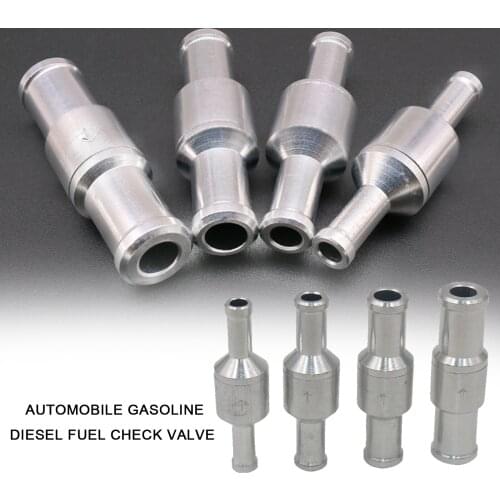 6-12mm One-way Valve Aluminum Alloy Fuel One-way Valve Gasoline and Diesel Fuel For Automobile Automobile Oil Water Pump