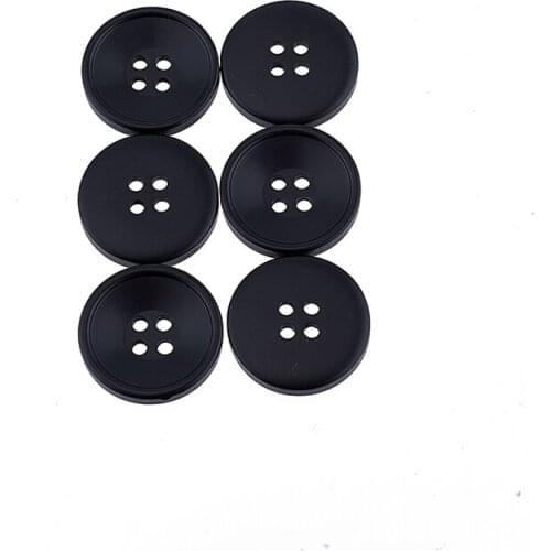 6pcs 21 mm Round 4 Hole Resin Sewing Button For Craft Diy Manualidades Clothing Decorative Spray Paint Coat Buttons