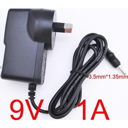 1PCS 9V1A AC 100V-240V Converter Adapter DC 9V 1A 1000mA Power Supply AU 2 Plug DC 3.5mm x 1.35mm