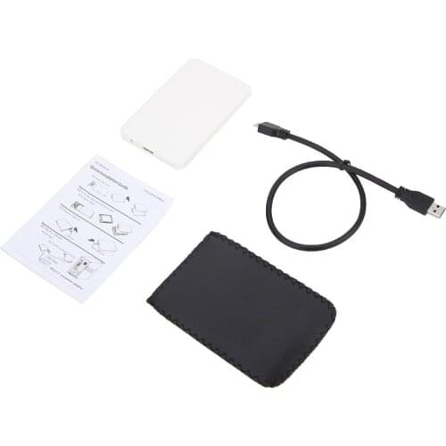 2.5" USB 3.0 SATA Hd Box HDD Hard Drive External Enclosure Case Portable Hard Disk Case With USB Cable
