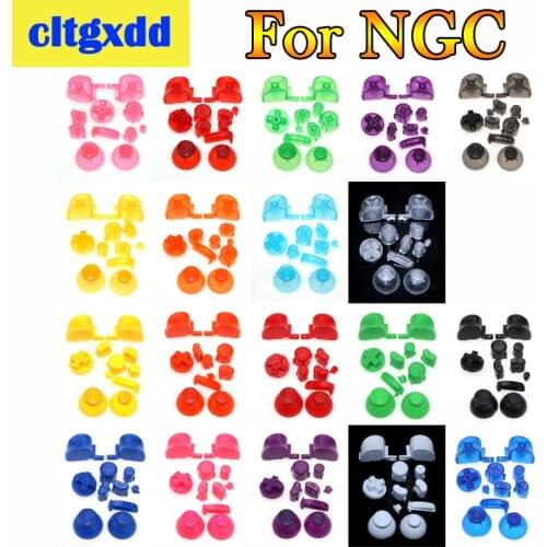 Cltgxdd Full Button Sets Mod Replace Dpad ABXY Trigger Parts For Gamecube For N GC Controller 3D Control cap