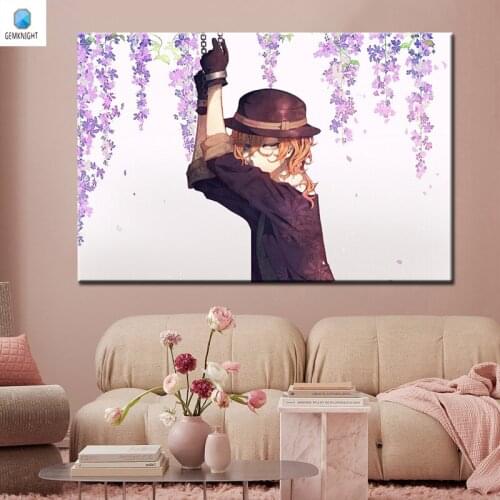 Diy oil painting by numbers Bungo Stray Dogs Japan style digital paint by numbers gift for youth home decor