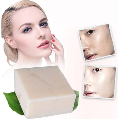 Hot Thai Rice Milk Soap Collagen Skin Lightening Handmade Soap Oil Control Whitening Moisturizing Body Care Acne Smoother 65g
