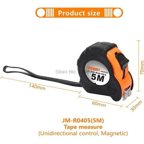 By dhl 100pcs 5M Measuring Tapes Self Lock With Hand Strap Belt Clip Double-sided Tape Measure Retractable Easy Read Rubber Case
