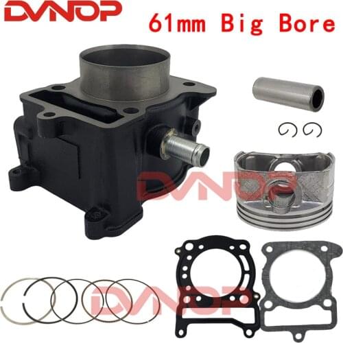 61mm Cylinder piston ring Kit For MAJESTY125 SMAX125 YP125 ZF125T 61mm Big Bore Water Cooling Tuning Racing Set Smax Majesty 125