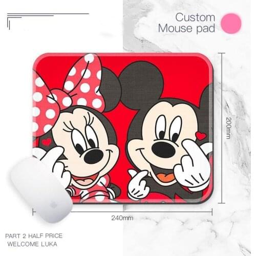 Mickey Gaming Mouse Pad small Mouse Pad 240x200Mm Gamer Computer Mousepad small Mouse Mat Carpet For keyboard Desk Mat Mause