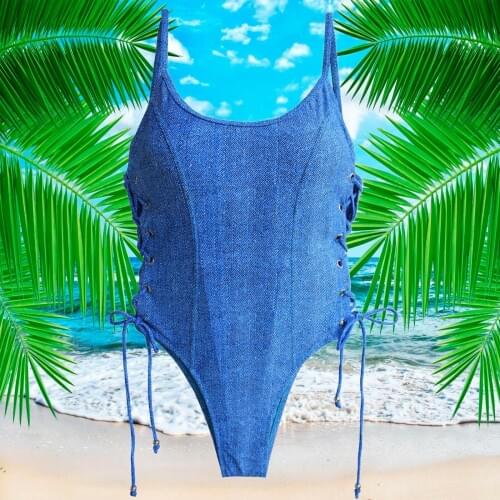 ♥Мечта d oro Blue Swimwear