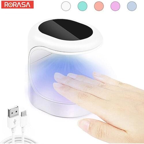 Mini Nail Dryer UV Lamp Manicure Machine Single Finger Nails Art Tool Gel Polish 9W Nail Dryer LED Nail Lamp Manicure Tools