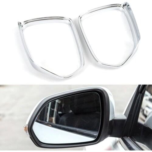 Chorme for MG Zs Suv 2018-2019 Side Mirror Rearview Rain Eyebrow Trim Car Accessories