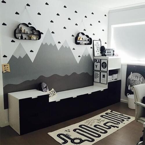 Little Cloud Stickers Baby Boy Rooms Wall Stickers For Kids Room Nursery Girl Room Wall Decal Stickers Bedroom Home Decoration