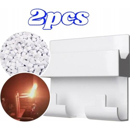 2pcs Wall Charger Hook Remote Control Storage Mobile Phone Plug Wall Holder Phone Charging Holder Wall Mounted Organizer