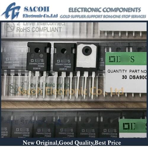New original 10PCS/Lot DSA90C200HB or DSA80C45HB DSA70C200HB DSA70C150HB DSA70C100HB TO-247 90A 200V Schottky Rectifier Diodes