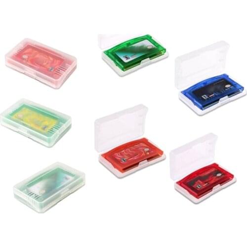 Clear Protective Game Cartridge Case 10Pcs Storage Box Compatible with Gameboy Color For GBC GB GBP