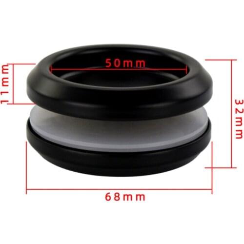 304 Stainless Steel Sliding Glass Door Back To Back Round Finger Knob Pull Shower Enclosure Bathroom Shiny Matte Black Rose Gold