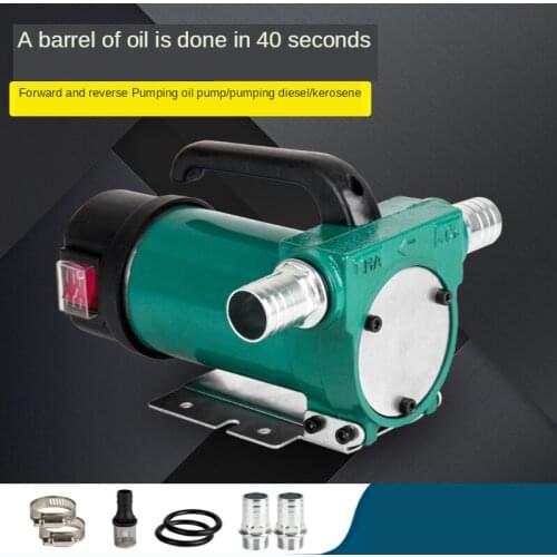 Mini DC 12V 24V 220V 200W 60L/MIN Self Priming Electric Automatic Transmission Oil Pump Diesel Fuel Transfer Oil Suction Pump