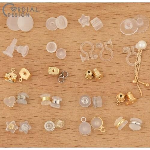 Cordial Design 100Pcs Earring Back/Hand Made/Jewelry Findings & Components/DIY Making/Genuine Gold Plating/Earrings Accessories