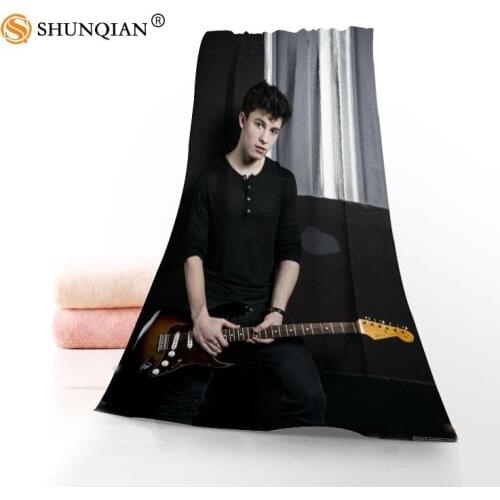 Shawn Mendes Towels Custom Fashion Soft Face Towel/Bath Towel Bathroom Washcloth, Size 35x75cm, 70x140cm Microfiber Beach Towels