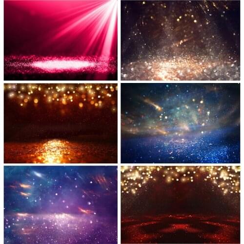 SHENGYONGBAO Art Fabric Photography Backdrops Prop Glitter Facula Light Spot Theme Photography Background 21318TTU-11