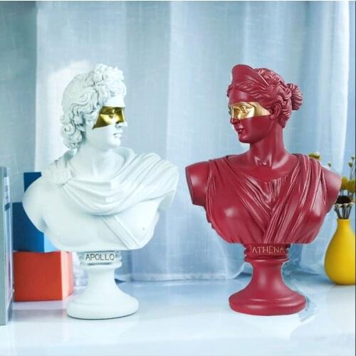 Resin Statue Home Decor Character Sculpture Living Room Decoration Home Decoration Accessories European Desktop Art Furnishings