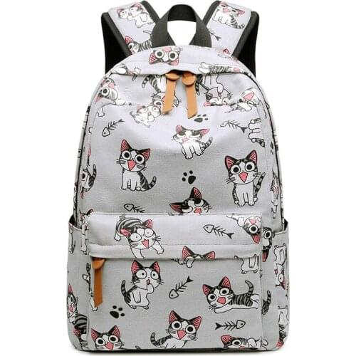 Primary and middle school students bag new female children backpack cartoon cute cat unicorn during spinal bag